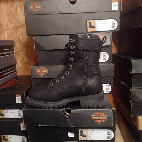 Men's Harley Davidson boots all leather superior quality Special Price $160 - Picture 1 of 3